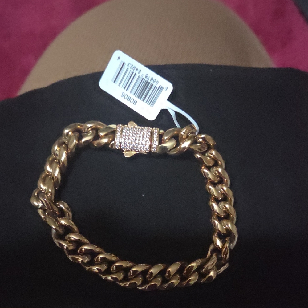 Invicta Gold Chain Bracelet